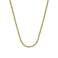 thumbnail image 1 of 10k Yellow Gold Sparkle-Cut Rope Chain Necklace 1.8mm Lobster Claw Closure - 22 Inch, 1 of 3