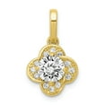 thumbnail image 1 of 10k Yellow Gold Tiara Collection Polished CZ Pendant, 1 of 4