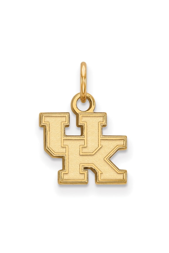 10k Yellow Gold University of Kentucky Pendant, NCAA Collegiate Logo Charm for Men and Women, Bold Sports Jewelry Symbolizing Team Spirit and School Pride