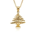 thumbnail image 1 of 10k Yellow Cedar Tree of Lebanon Pendant (PENDANT ONLY), 1 of 2