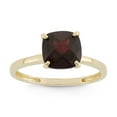 thumbnail image 1 of 10k gold cushion cut gemstone ring, 1 of 2