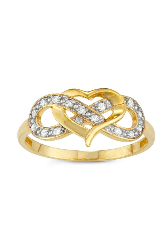 10k gold diamond ring