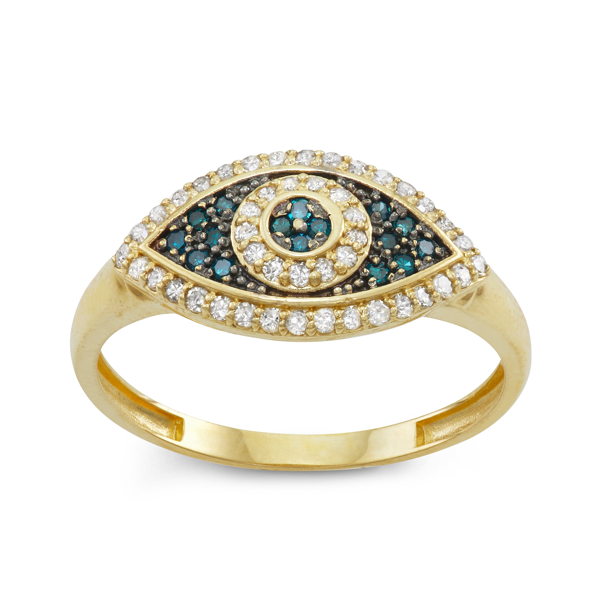 10k gold evil eye diamond ring - Walmart.com 10k gold evil eye diamond ring - Walmart.com