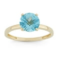 thumbnail image 1 of 10k gold round gemstone ring, 1 of 2