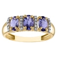 thumbnail image 1 of 10k gold tanzanite and diamond ring, 1 of 1