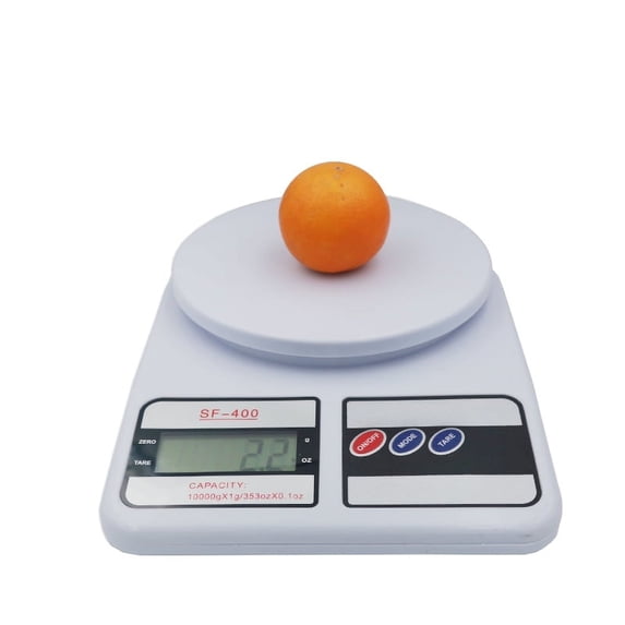 10kg 1g Kitchen Scale Weighing Scale Food Diet Balance Measuring Tool Stainless Steel Multi-Function Electronic Scales 7 Units (D)