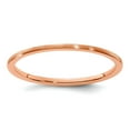 thumbnail image 1 of 10kr 1.2mm Half Round Satin Stackable Band Ring Size 6 Stackable Ring for Women and Men - 1.0 Grams, 1 of 2