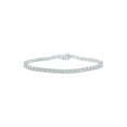thumbnail image 1 of 10kt White Gold Mens Round Diamond Link Bracelet 1-7/8 Cttw, 1 of 1
