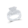 thumbnail image 1 of 10kt White Gold Round Diamond Heart Bridal Wedding Engagement Ring 1 Cttw, 1 of 1