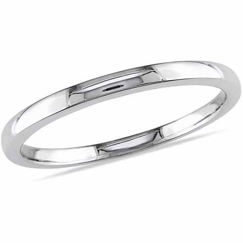 10kt White Gold Wedding Band Walmart