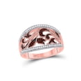 thumbnail image 1 of 10kt White Gold Womens Round Black Color Enhanced Diamond Square Ring 1/2 Cttw, 1 of 1