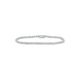 thumbnail image 1 of 10kt White Gold Womens Round Diamond Tennis Bracelet 2 Cttw, 1 of 2