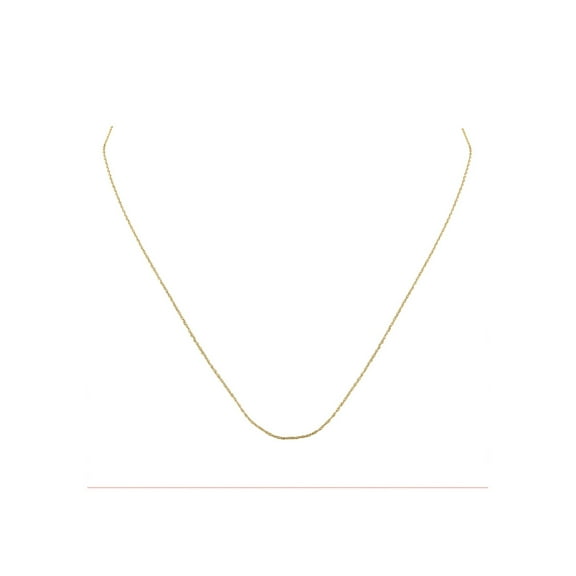 10kt Yellow Gold 18-inch Rope Chain with Spring-ring Closure