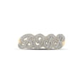thumbnail image 1 of 10kt Yellow Gold Mens Round Diamond Boss Four Finger Ring 17-1/2 Cttw, 1 of 1