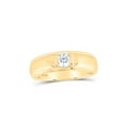 thumbnail image 1 of 10kt Yellow Gold Mens Round Diamond Solitaire Band Ring 1/2 Cttw, 1 of 1
