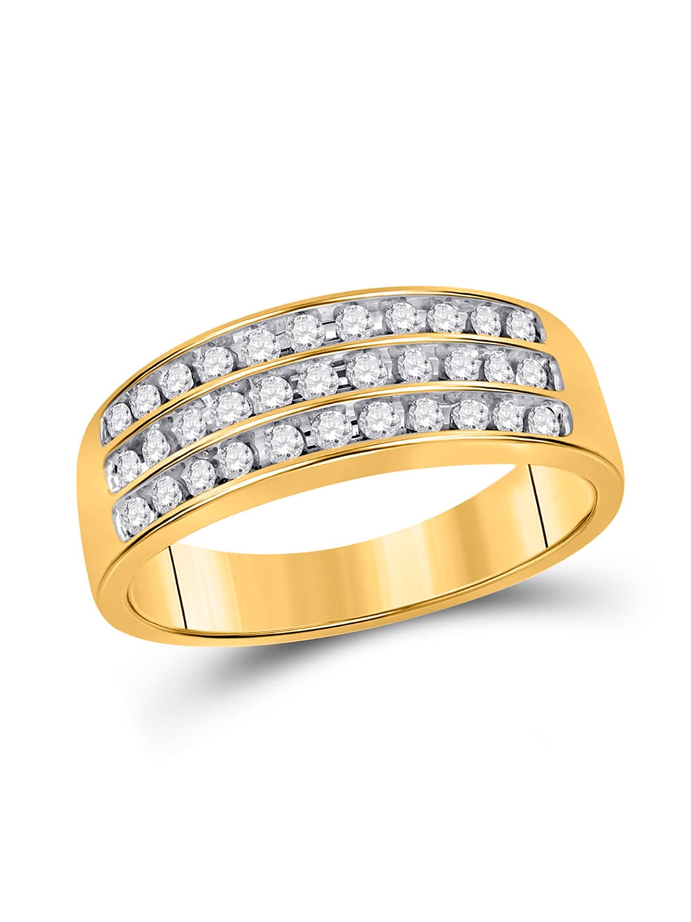 10kt Yellow Gold Mens Round Diamond Cluster Earrings 5/8 Cttw 並行輸入品 Ring Sets For Him And Her Mens 2 Tone 10kt Yellow Gold Mens Round