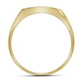 thumbnail image 1 of 10kt Yellow Gold Mens Round Pave-set Diamond Square Cluster Ring 1/4 Cttw, 1 of 3