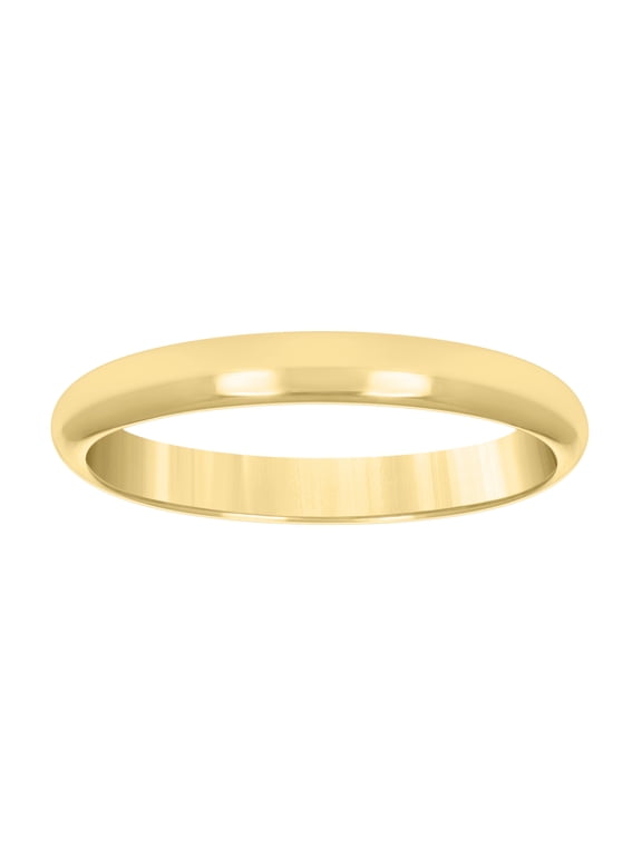 10kt Yellow Gold Unisex 4mm Regular-Fit Wedding Band Ring Size 9