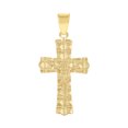 thumbnail image 1 of 10kt Yellow Gold Unisex Crucifix Cross Religious Pendant 1.3 Grams, 1 of 1