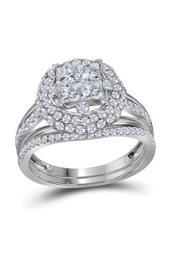 10kt Yellow Gold Womens Round Diamond Bridal Wedding Engagement Ring 2.00 Cttw Size 8