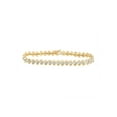 thumbnail image 1 of 10kt Yellow Gold Womens Round Diamond S-Link Tennis Bracelet 1/2 Cttw, 1 of 2