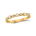 thumbnail image 1 of 10kt Yellow Gold Womens Round Diamond Stackable Band Ring 1/6 Cttw, 1 of 1