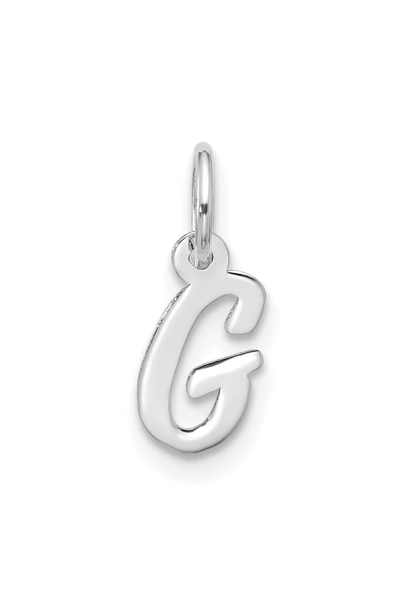 10kw Small Script Initial G Charm