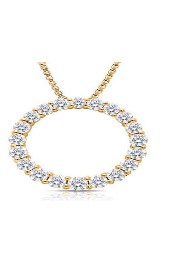 10ky 1 Cttw Lab Grown Diamond Diamond Pendant