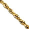 thumbnail image 1 of 10ky 3.0mm Semi-solid Rope Chain Necklace 16 Inch Chain Necklace for Women and Men - 2.4 Grams, 1 of 2