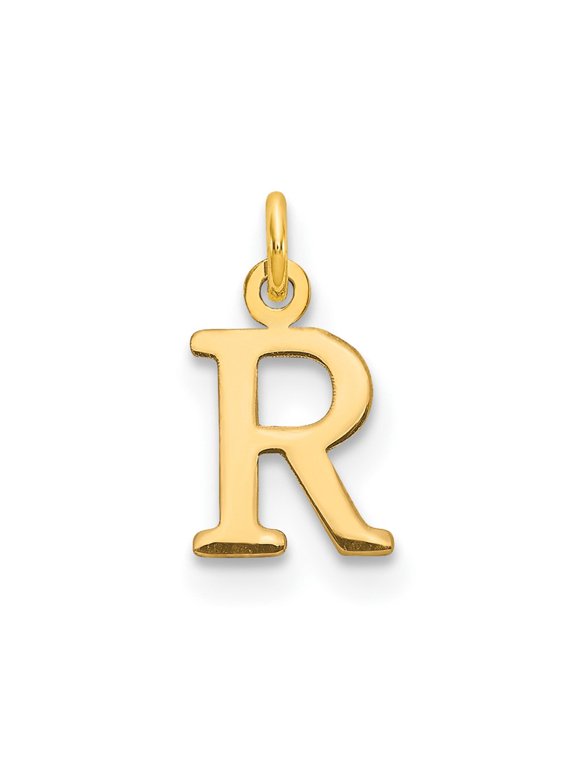 10ky Cutout Letter R Initial Charm