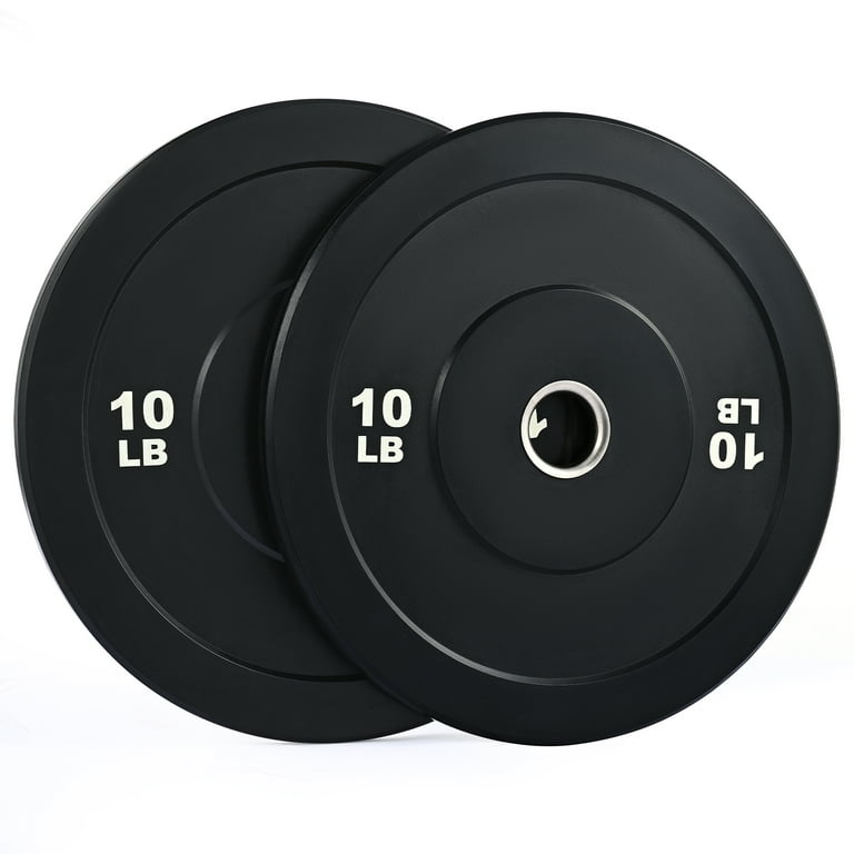 Set of sold 10lbs Rubber Bumper Weight Plates