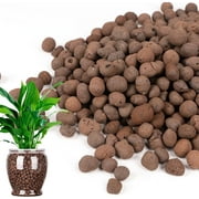 10lb LECA Expanded Clay Pebbles for Plants, Hydroponics, Aquaponics, 100% Natural Leca Balls for Soil Root Development, Orchid Potting Mix, Drainage and Reusable, 4-16mm