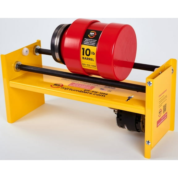 10lb Large Base Rotary Rock Tumbler MJR TUMBLERS Winner Best High End Unit 2019, 20 & 2021