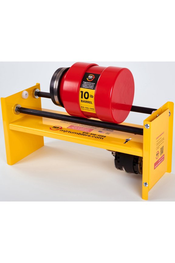 10lb Large Base Rotary Rock Tumbler MJR TUMBLERS Winner Best High End Unit 2019, 20 & 2021