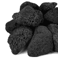 thumbnail image 1 of 10lb Large Black Lava Rocks, Lava Stones for Indoor Gas Fireplace and Outdoor Fire Pits with Propane and Natural Gas, 1-3 inch, 1 of 7
