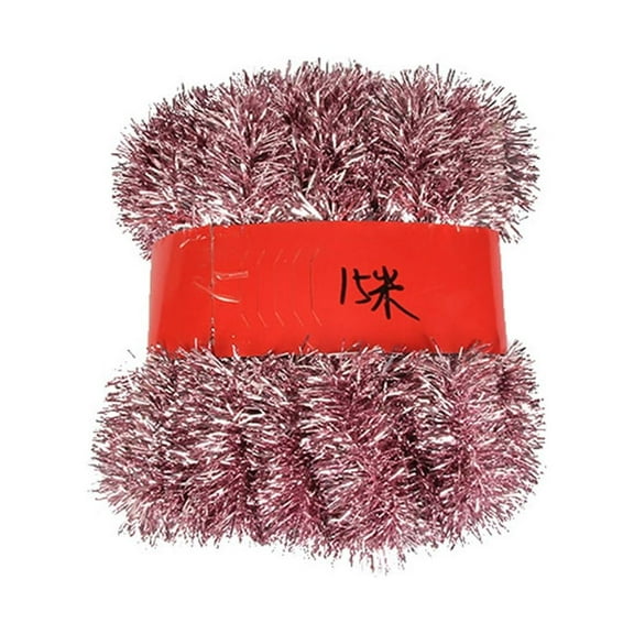 10m/15m Christmas Tinsel Garland Sparkly Streamer Garland for Wedding Decoration