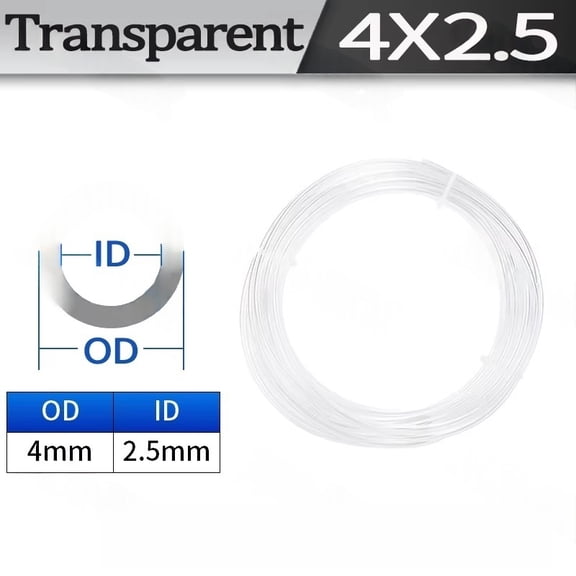 10m-20m, 4mm 6mm 8mm 10mm Air Hose Pneumatic Hose Tubing PU Hose Suitable for Compressors Black Blue Orange Transparent Polyurethane Hose