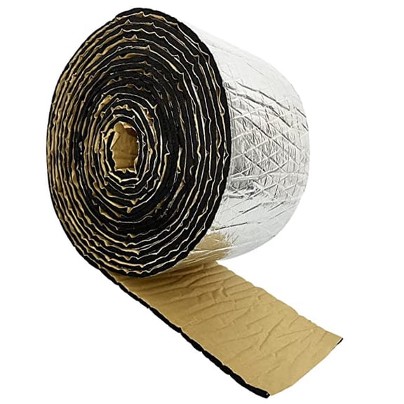 10m*25cm Aluminum Foil Heat And Sound Insulation Pad Is For Roofs And Trucks