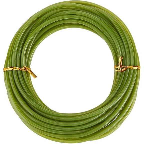 10m/32.8ft Green Tubing Roll Flower Tubes Flower Bouquets Artificial Accessories Afloral Stems for Bundling Artificial Flower Stems Inner Diameter:4mm Yellow Green