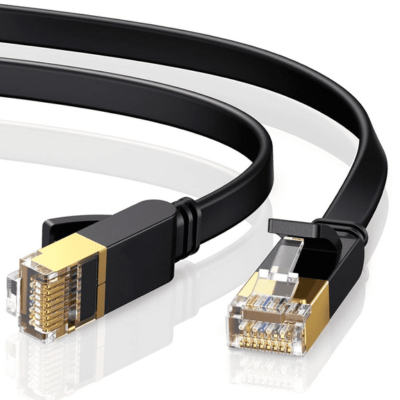 10m/393inch Cat7 Ethernet Cable lnternet Network Flat Patch Cord Rj45 Connectors10 Gbps Connector For modems routers LAN Computers Cable high Speed Distri PC, Mac, Laptop, PS3, P