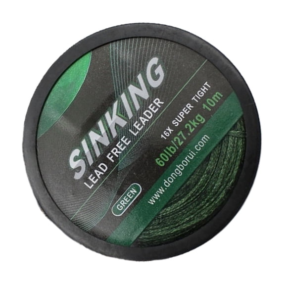 10m/60lb Fishing Tackle Sinking Leader Line Fishing Terminal Tackle Equipment