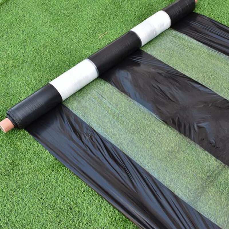 10m Black White Mulch Film PE Plastic Mulch 0.008mm Garden Ground Cover
