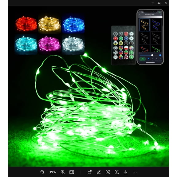 10m Copper Wire Light String Led 100 Light Colored Lamp Atmosphere Usb Flashing Light Beads Decoration Full Stars Christmas Halloween Holiday Waterproof Outdoor