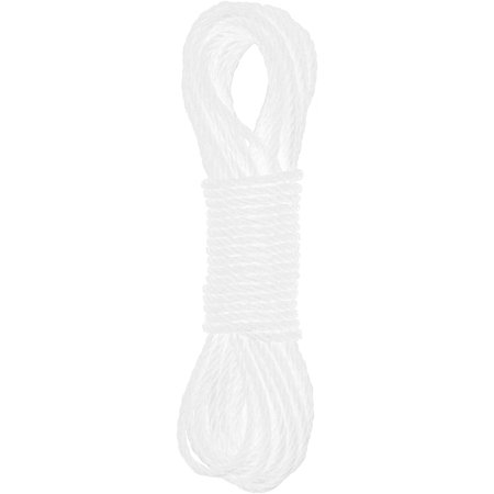 10m Gardening Rope Nylon Climbing Rope Climbing Traction Belt DIY Hand Woven Rope for Gardening Camping Outdoor(White)