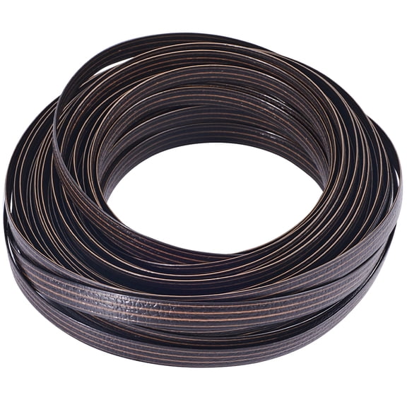10m Rattan Repair Kit Coffee Wicker Repair Material Plastic Rattan Wicker Roll Waterproof Rattan Fix Material for Garden Patio Furniture and Rattan Chair Sofa Storage Basket DIY Coffee