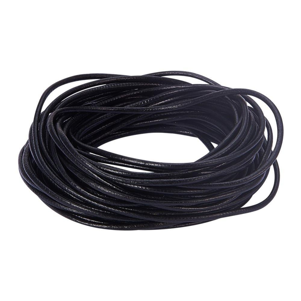 10m Round Leather Necklace Cords for Bracelet Neckacle Beading Making 3mm