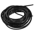 10m Spiral Cable Wrap Tidy Hide Binding Wire Management PC TV HOME OFFICE 6mm Black