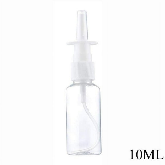 10ml 20ml 30ml Empty Plastic Nasal Spray Bottles Pump Sprayer Mist Nose Spray Refillable Bottle