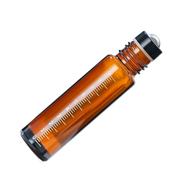 10ml Dropper Bottles Essential Oil Roller Bottles Glass Roll on Bottles Refillable Empty Bottle Container for Perfumes