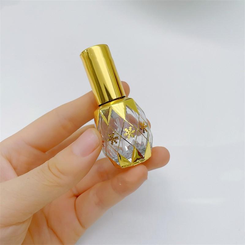 10ml Electroplated Glass Perfume Atomiser Gold Luxury Perfume